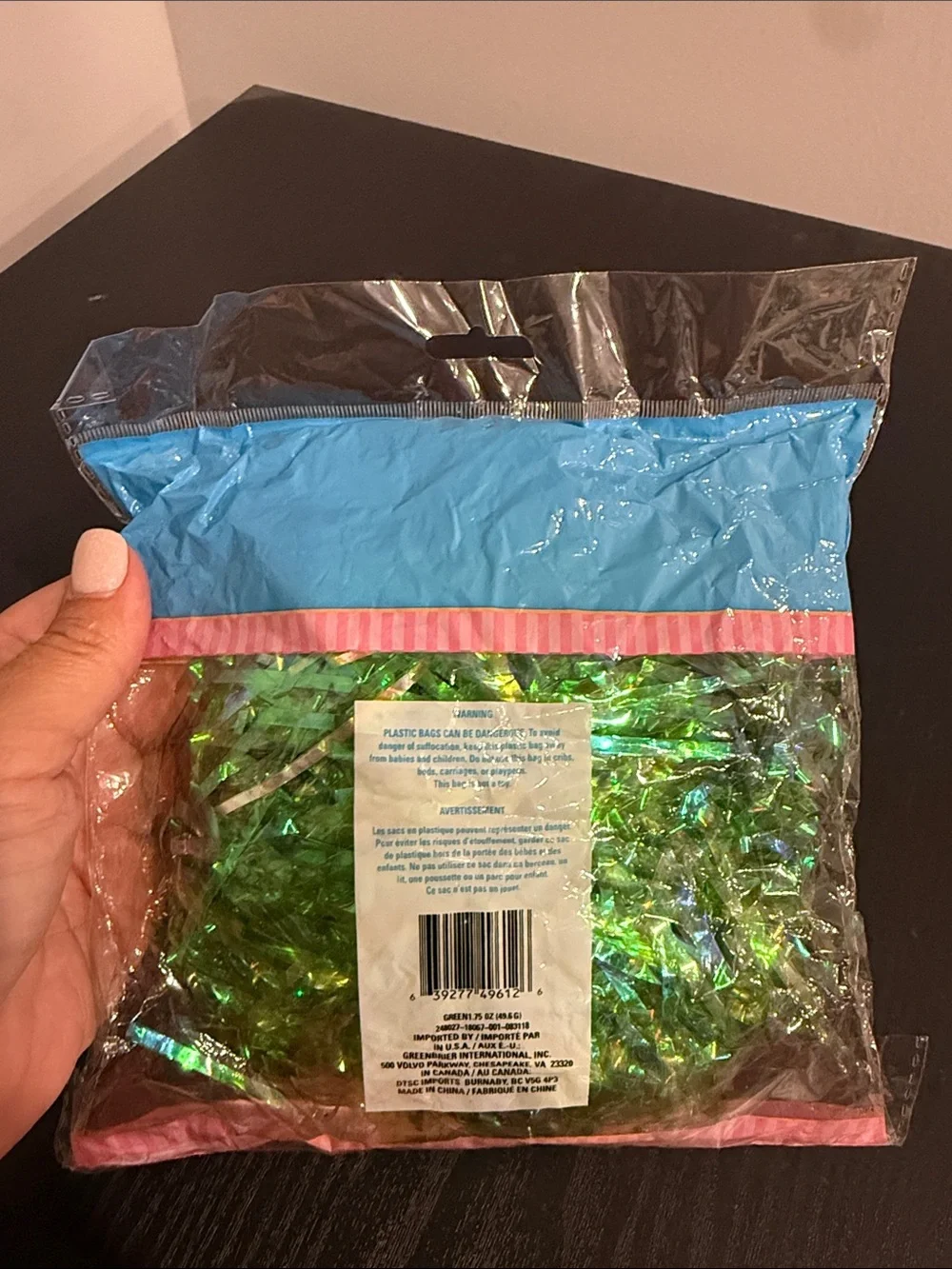 Easter Grass - Green Decorative Easter Basket Filler